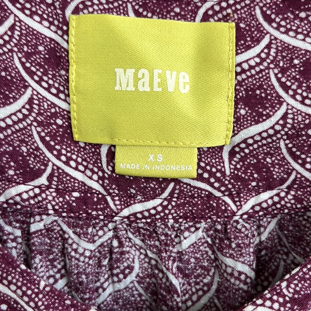 Anthropologie Maeve Orli Bibbed Button Down Blouse View 4